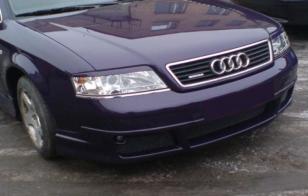 Накладка на передний бампер Audi A6 C5  1997-2004