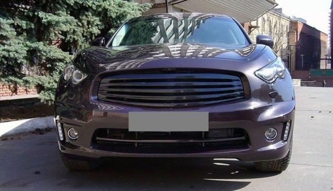 Решётка радиатора Infiniti FX 2008-2013. С сеткой