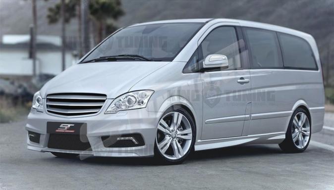 Бампер передний Mercedes Mercedes Vito 639 рест