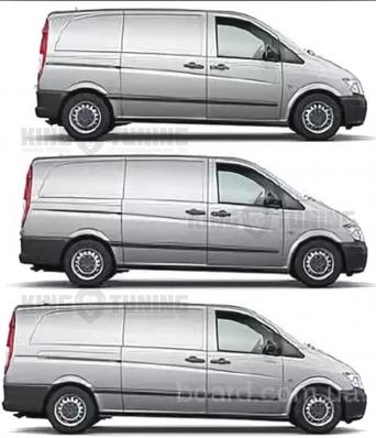 Накладки на пороги Mercedes Vito 639 длинная / короткая база