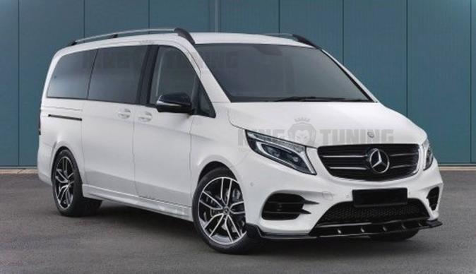 Накладки на пороги Mercedes Vito 447 длинная / короткая база