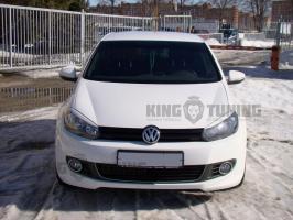 Реснички на фары Vw Golf 6 (08-12) (абс пластик)