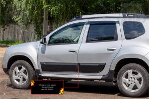 Молдинги на двери Стандарт Renault Duster 2015-2020 (I рестайлинг)