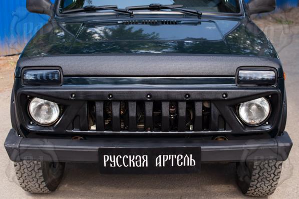 Спойлер на капот без скотча Lada (ВАЗ) Нива Urban 2019-