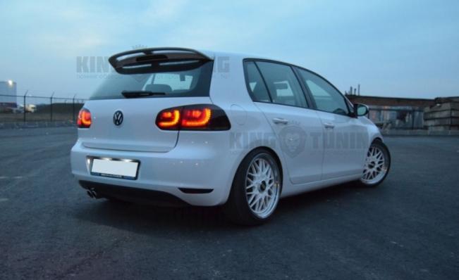 Спойлер Votex для Volkswagen Golf 6 (стеклопластик)